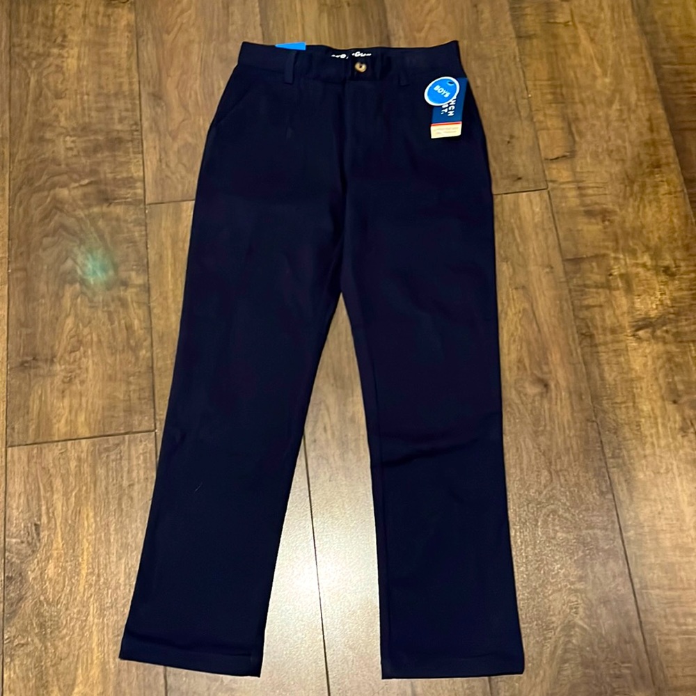 French Toast navy pants, size 12, straight fit. School uniform approved. NWT.